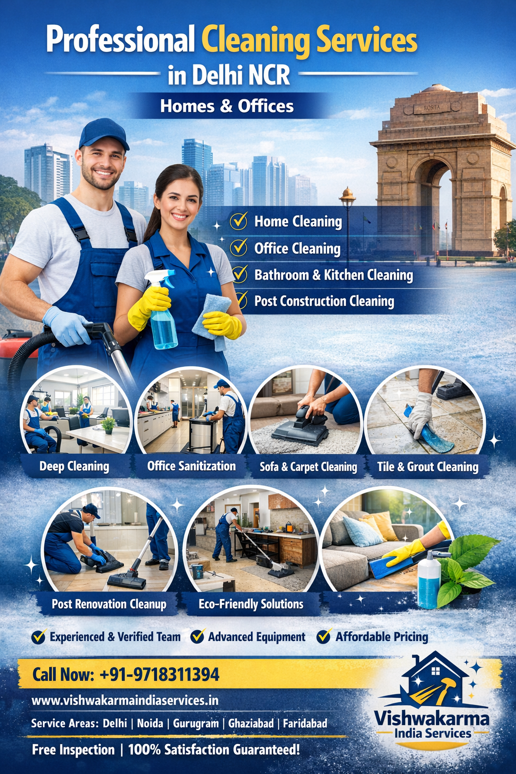 Professional Cleaning Services in Delhi NCR – Complete Guide for Homes & Offices